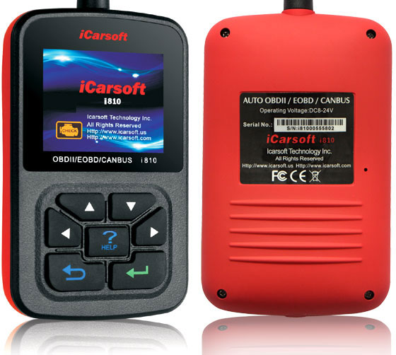 iCARSOFT i810 OBDII/ EBDB DIAGNOSTIC CODE READER