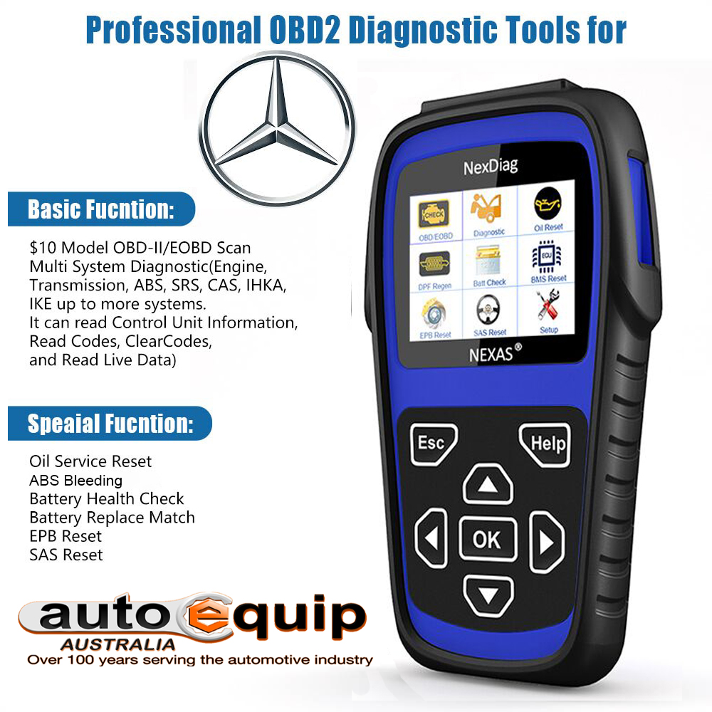 OBDII/EOBD FULL SCAN TOOL FOR MERCEDES BENZ AEND606