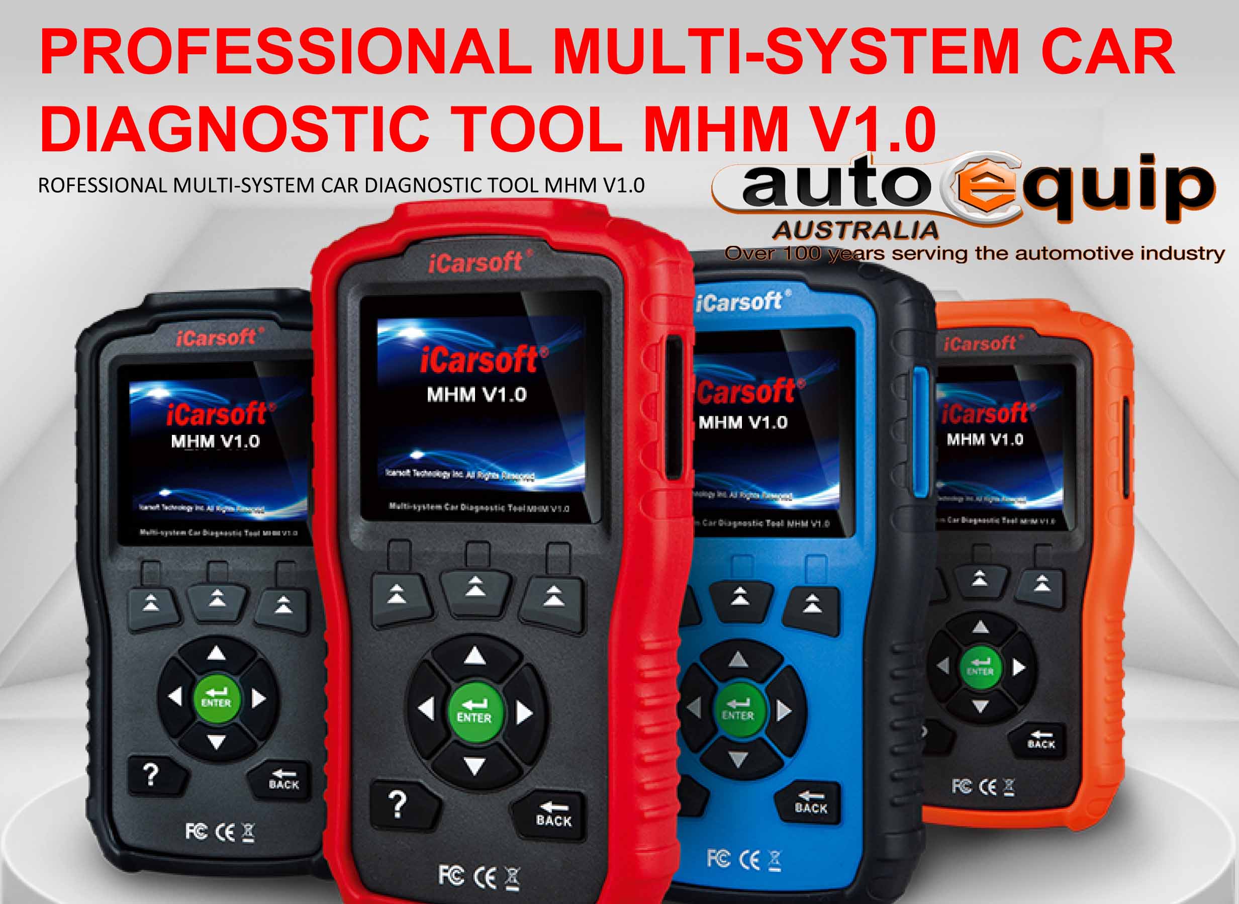 DIAGNOSTIC TOOL FOR MITSUBISHI/HONDA/ACURA/MAZDA AEVMHM V1.0